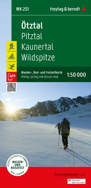Wandelkaart WK251 Ötztal - Pitztal
