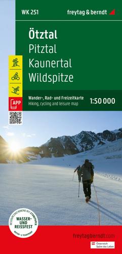 Wandelkaart WK251 Ötztal - Pitztal