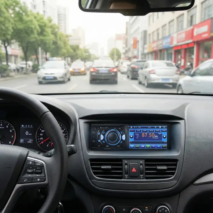 1 DIN Autoradio met 4 inch scherm & DAB+