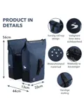 Fietstas Rolltop - Dubbel - Waterdicht
