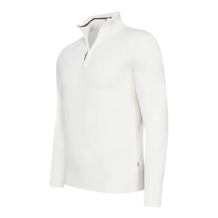 Heren Bergamo Zip Pullover Cappuccino Italia