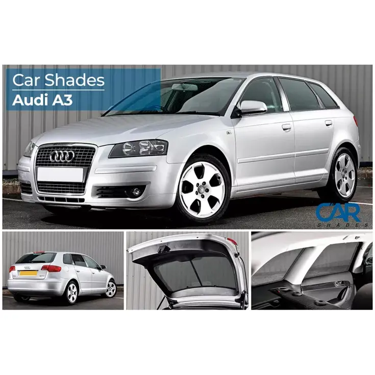 Audi A3 8P 5 deurs 2003-2012 - Zonneschermen - Car Shades