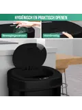 Avalo Prullenbak met Sensor 50L - RVS