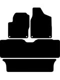 Rubber Matten Volkswagen Sharan (1995-2010)