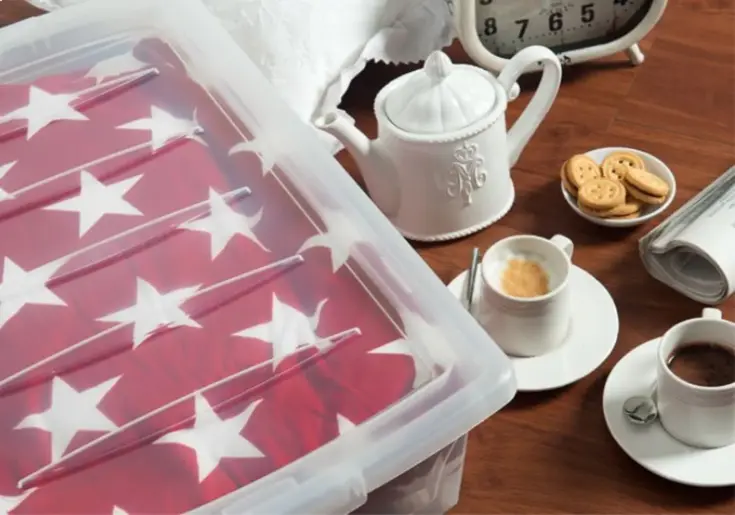 Spinning Opbergbox XL - 56L - transparant