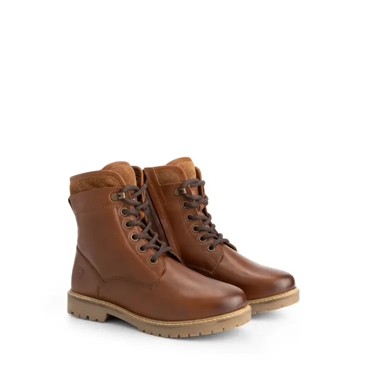 Larvik Dames - Veterboots - Gevoerd