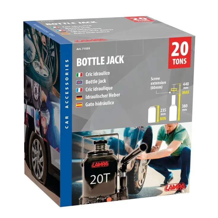 Potkrik 20.000 kg hydraulisch 190-380 mm