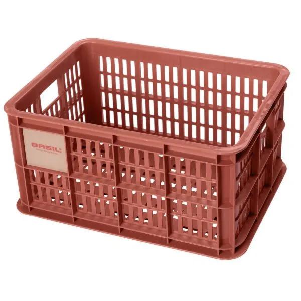 Basil  Gerecyclede Fietskrat Crate S  Rood main product image