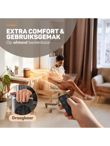 Elektrische Kachel PRO - 1500W - Roterend