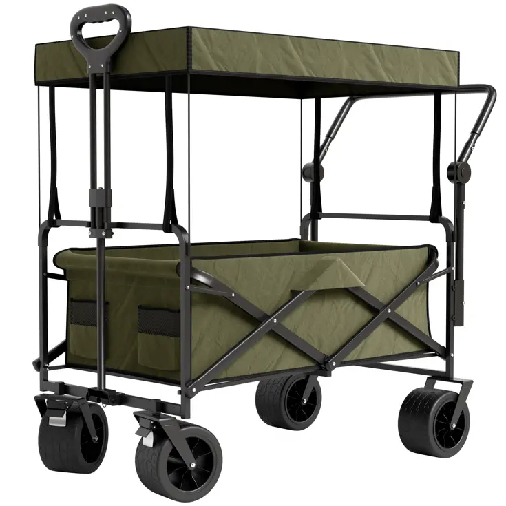 Bolderkar Opvouwbaar XL met Dak