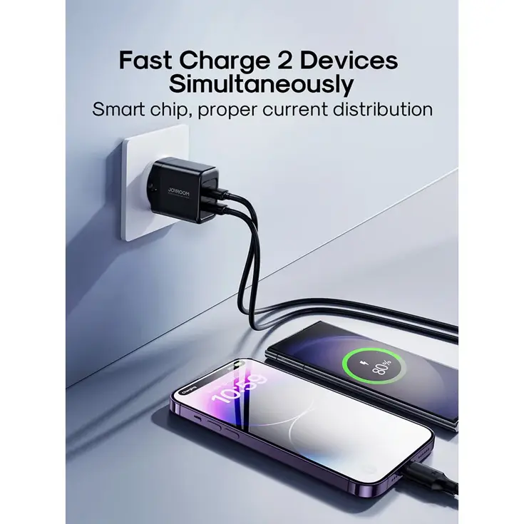 2-Poort Adapter USB-A - Zwart