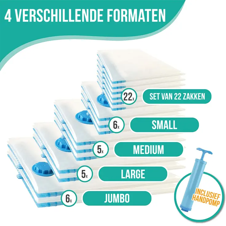 Strex Vacuumzakken - 23 Delig