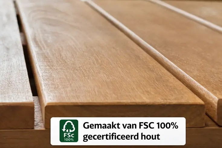 Opklaptafel Acacia hout 40x42x60 cm