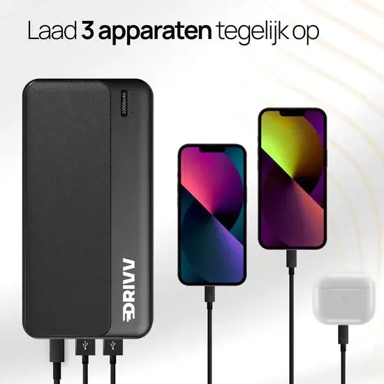 Powerbank 10000 mAh - 22.5W Snellader