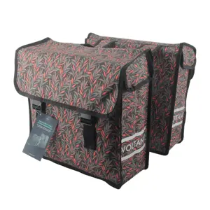 Voltano Dubbele Fietstas Floral Elegance