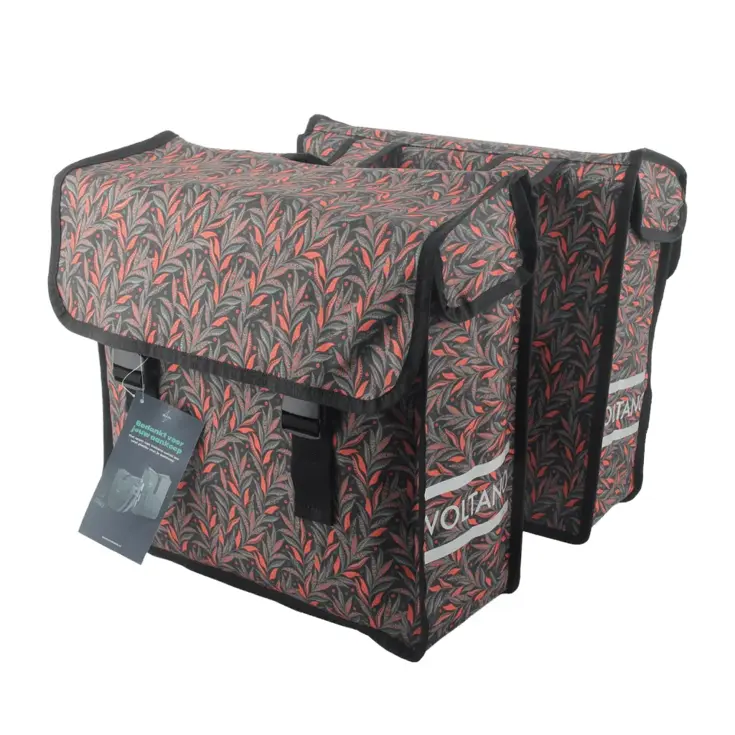 Voltano Dubbele Fietstas Floral Elegance