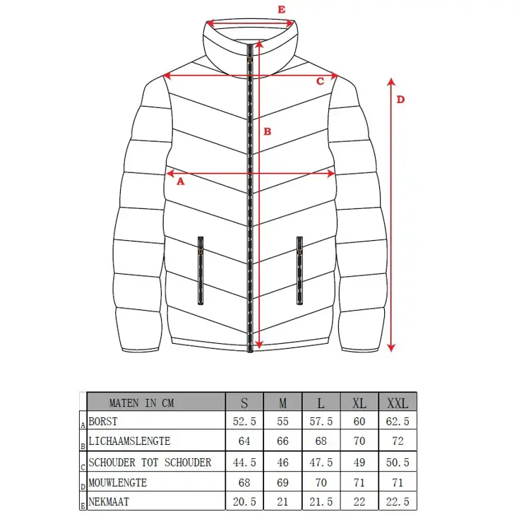 Heren Puffer Jacket