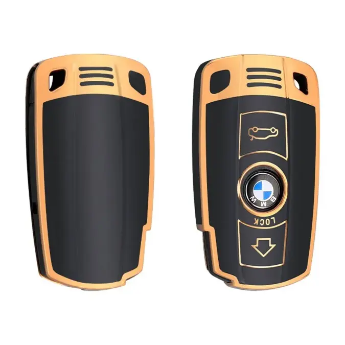 Dutch Shield Sleutelhoesje  BMW goud E4