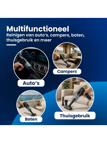 2-in-1 auto stofzuiger - opvouwbaar