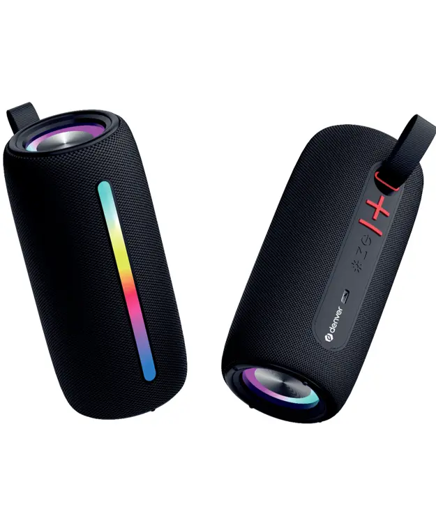 Denver BTL360B Bluetooth Speaker Lichteffect