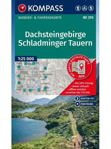 Wandelkaart WK293 Dachsteingebirge