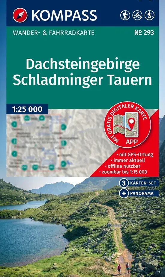 Wandelkaart WK293 Dachsteingebirge