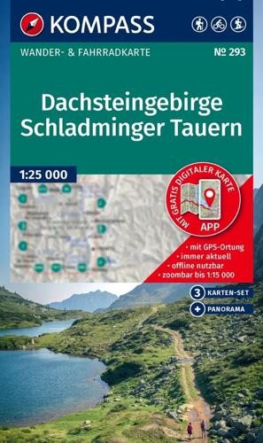 Wandelkaart WK293 Dachsteingebirge