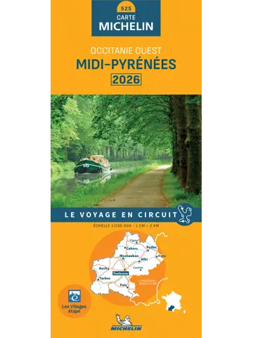 Kaart Regional 525 Midi-Pyrenees 2026