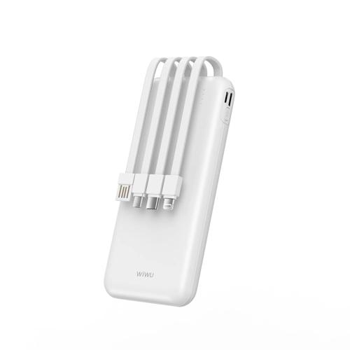 Powerbank 10000mAh - Vier Ingebouwde Kabels