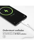 USB-C naar USB-C kabel - 0,25 meter