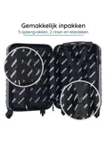 Kofferset 4 delige ABS 29 39 74 en 95L TSA-slot