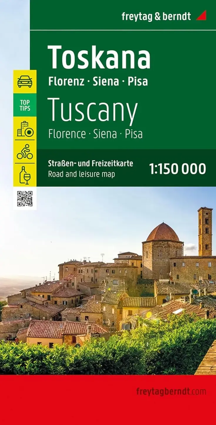 Wegenkaart Toscane - Florence