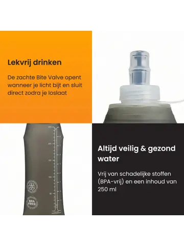 Soft Flask 250 ML - Drinkfles Hardlopen - Bidon