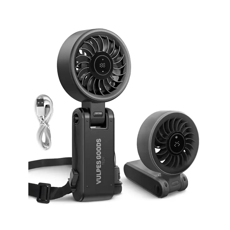 Handventilator PRO 3in1 - Oplaadbaar & Draagbaar