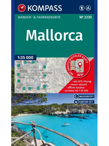 Wandelkaart WK2230 Mallorca