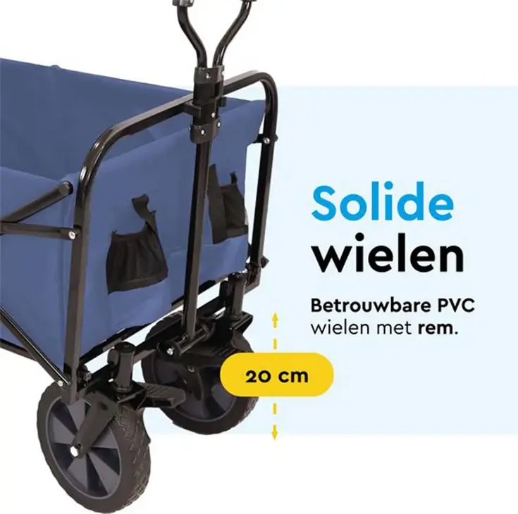 Bolderkar - Opvouwbaar - 80 KG
