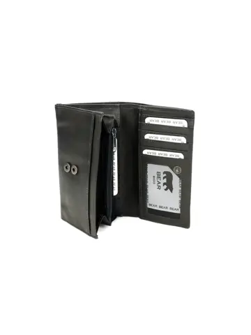 Sweety - XL portemonnee - Leer - Drukknoop