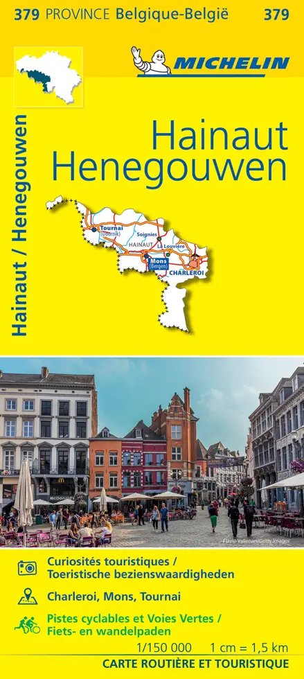 Wegenkaart Local 379 Provincie Henegouwen