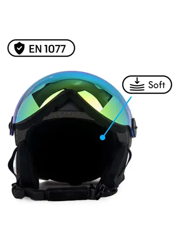 Vizorz Skihelm - Inclusief 2 vizieren