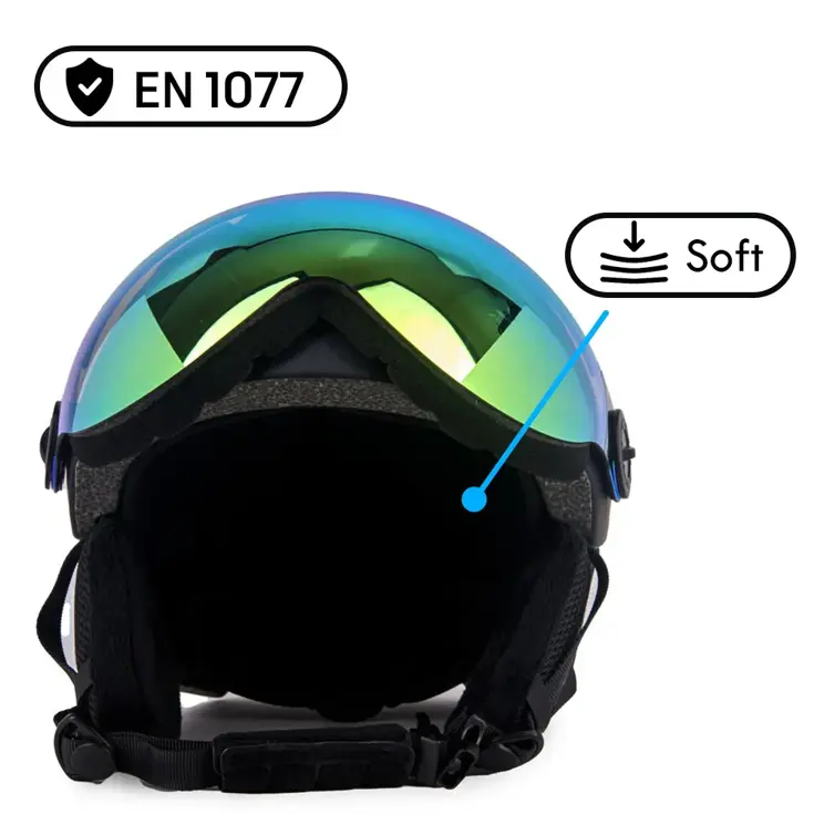 Vizorz Skihelm - Inclusief 2 vizieren