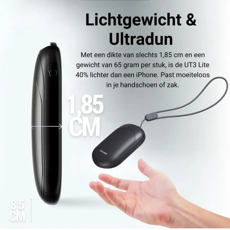 Herbruikbare Magnetische Handwarmers Oplaadbaar
