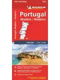 Michelin Wegenkaart 733 Portugal-Madeira 