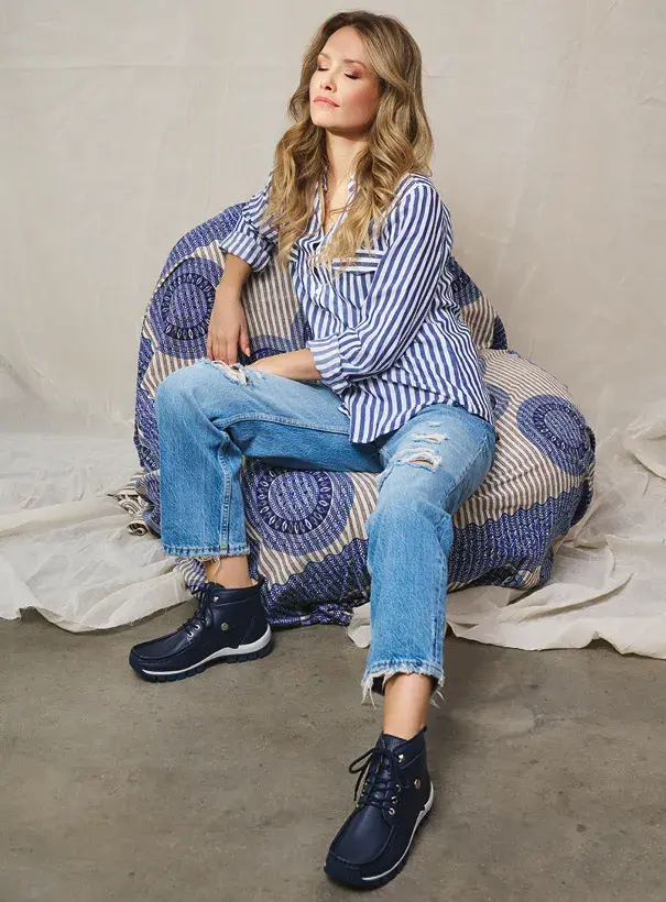 Jump Summer - Hoge veterschoenen dames