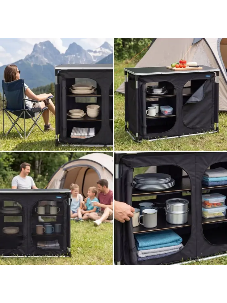Buitenkeuken - Aluminium Frame - 6‑vaks