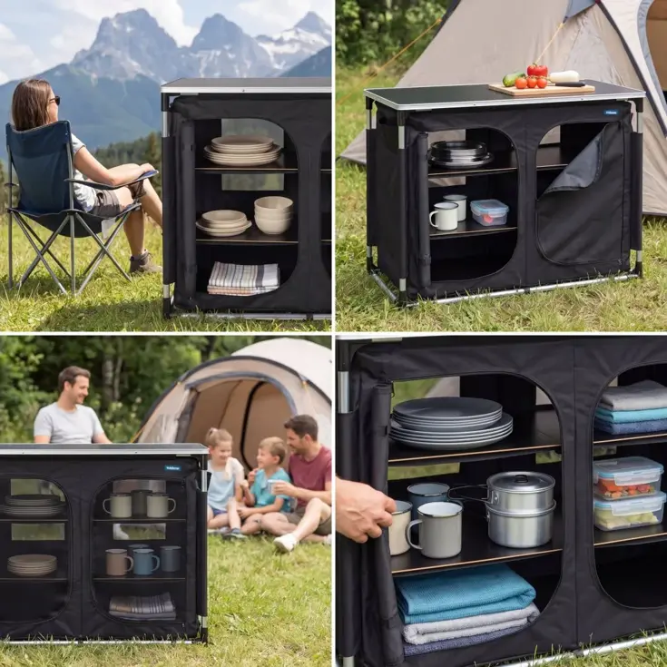 Buitenkeuken - Aluminium Frame - 6‑vaks