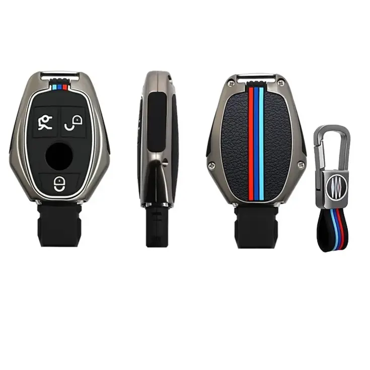 Metalen Sleutelhoesje voor Mercedes grijs A3
