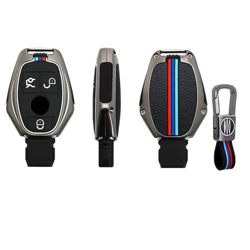 Metalen Sleutelhoesje voor Mercedes grijs A3