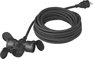 ProPlus Stekkerdoos Schuko 3-voudig 10M