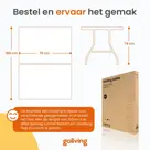 Inklapbare Tafel - Weerbestendig - 180x70x74cm