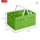 Square - Vouwkrat met handgreep - 32L - 2-dlg